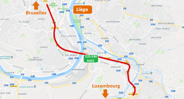 Liaison E25-E40/A602 : 4 nuits de fermetures nocturnes pour entretien trimestriel