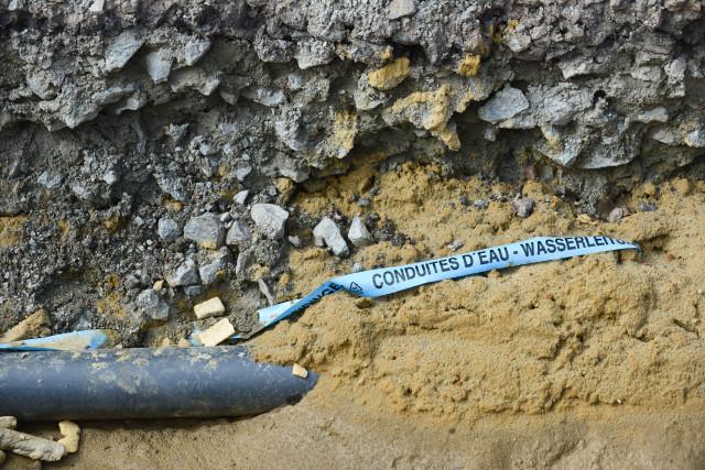 Des habitations inondées suite à une rupture d'une canalisation d'eau à Wandre
