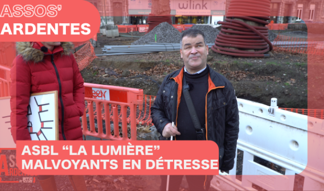 Assos' Ardentes: un aveugle confronté aux travaux à Liège