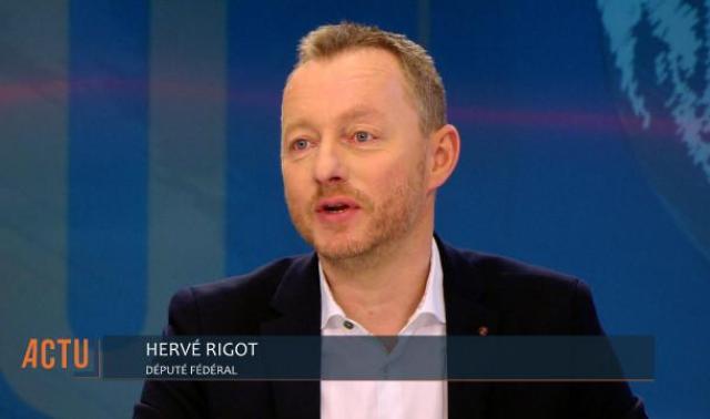 Hervé Rigot, Député fédéral PS