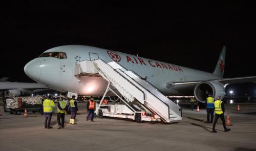 Le premier vol cargo Air Canada s'est posé à Liège Airport 
