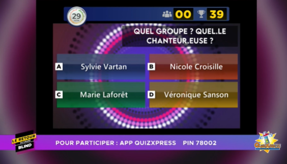 Le retour du grand blind: 20 janvier 2023