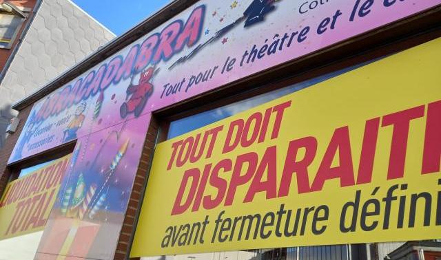 Liquidation totale avant fermeture chez Abracadabra après 38 ans d'existence