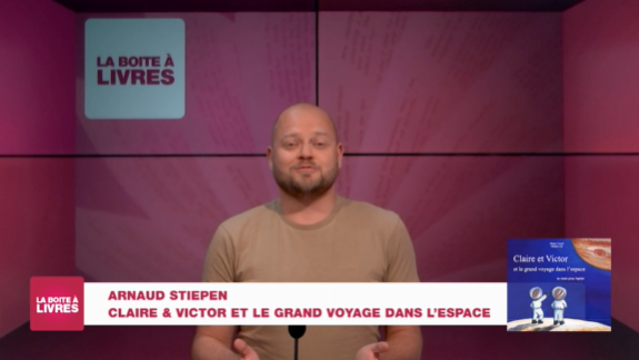 Boite à livres: Arnaud Stiepen, Claire et Victor et le grand voyage dans l'espace (Editions Le Livre en papier) 