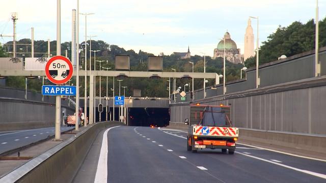 Le tunnel de Cointe fermé 7 nuits dans les deux sens