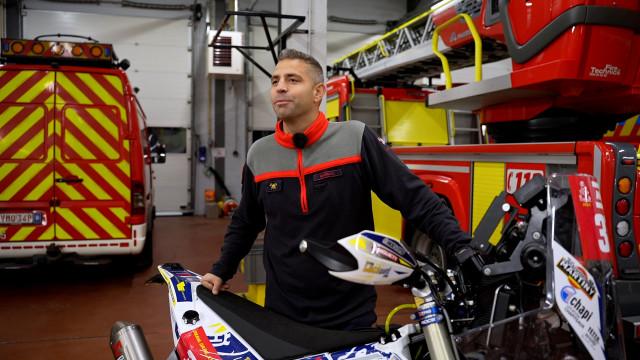 Dakar: Jérôme Martiny, un pompier motard sans assistance au Dakar