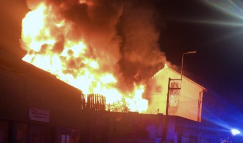 Gros incendie à Herstal 