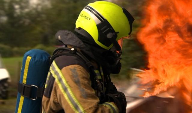 Une trentaine de pompiers mobilisés pour un important incendie à Wandre