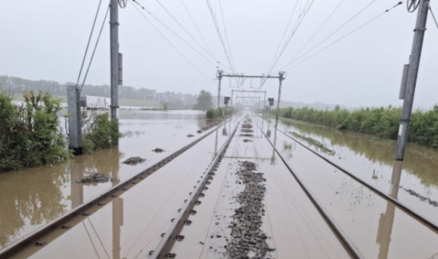 Le trafic ferroviaire entre Visé et Maastricht ne reprendra finalement que mardi matin