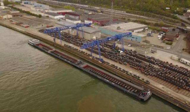 32.000 tonnes de bobines d'acier indiennes acheminées vers Liège