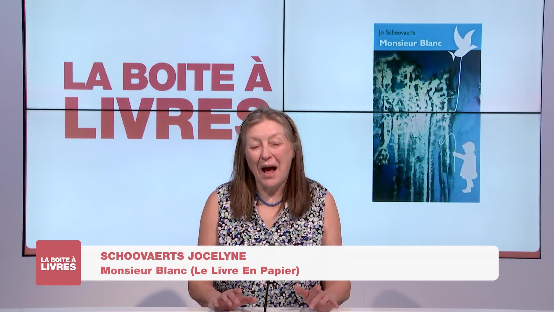 Boite à livres - Jocelyne Schoovaert, Monsieur Blanc (Editions Le Livre en papier)