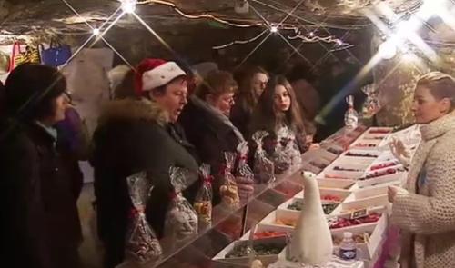 Le marché de Noël des grottes de Wonck