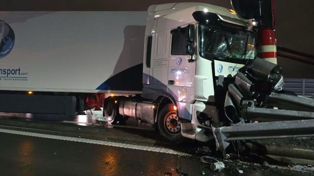 Accident impliquant un camion sur l'A602 en direction des Ardennes
