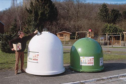 Aménagement des recyparcs : retrait des bulles à verre