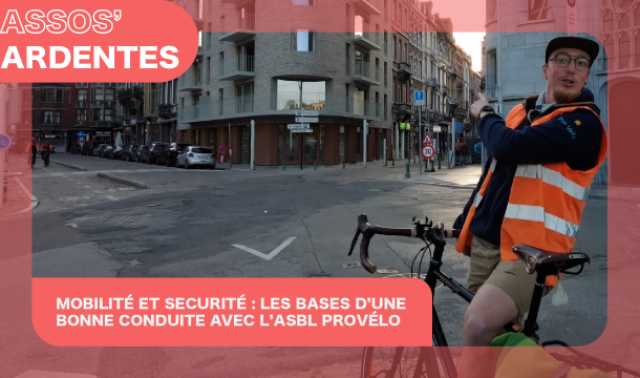 Assos' Ardentes : revoir le code de la route avec Provélo dans la circulation liégeoise