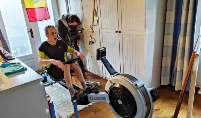 Aviron indoor: il renonce au record du monde après 180 km