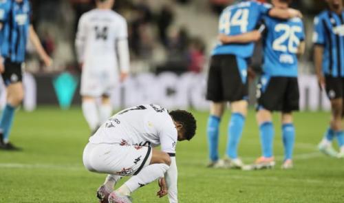 Battu par le FC Bruges, le RFC Seraing est condamné à la descente