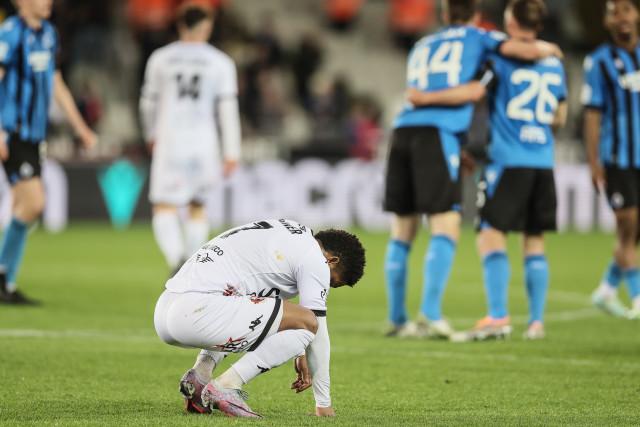 Battu par le FC Bruges, le RFC Seraing est condamné à la descente