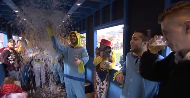 Carnaval à Houtain-Saint-Siméon: le cortège en apothéose 
