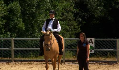 Concours d'équitation adaptée 