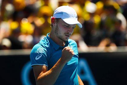 David Goffin en 1/8ème de finale à Madrid