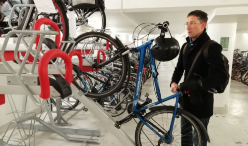 De nouvelles places de parking vélo à la gare des Guillemins