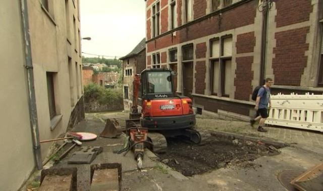 Début de trois nouveaux  chantiers à Liège.