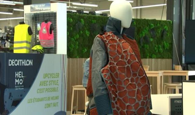 Decathlon et l'Helmo s'associent dans un projet d'upcycling