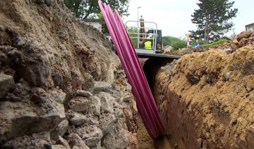 Déploiement de la fibre optique à Chaudfontaine 