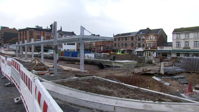 Dernière phase des travaux place Reine Astrid à Visé