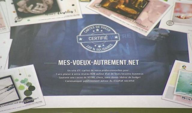 Des e-cartes de voeux solidaires, pour les entreprises