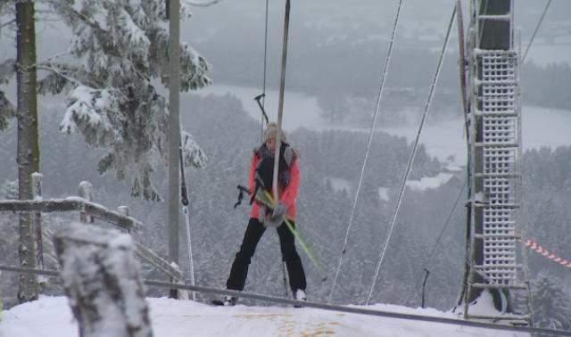 Fermeture de toutes les pistes de ski lundi en province de Liège
