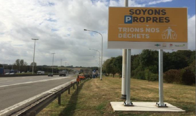 Du tri sélectif sur les aires d'autoroute liégeoises (vidéo)