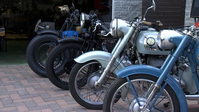 Eddy, un passionné de motos F.N.