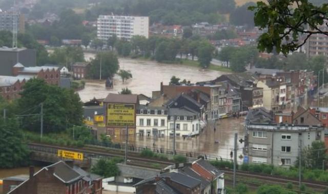 La vallée de la Vesdre entièrement sinistrée