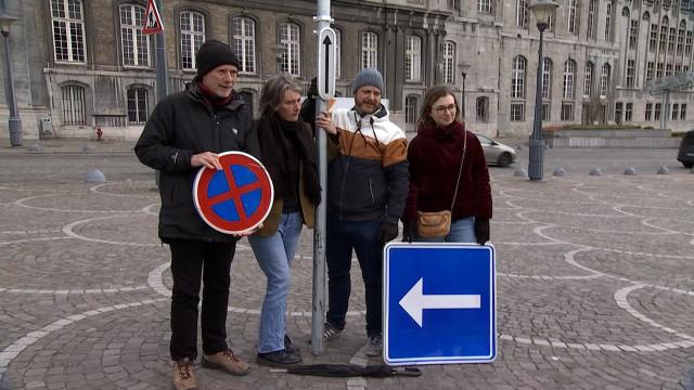 Vert Ardent contre l'impunité automobile à Liège 