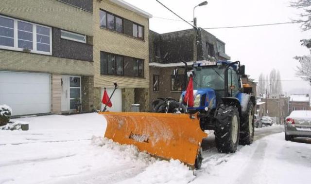 Un jour d'épandage à Liège 