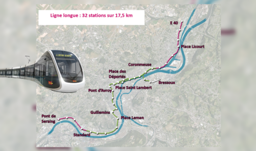 Extensions du tram vers Seraing et Herstal : début de l'étude d'incidences