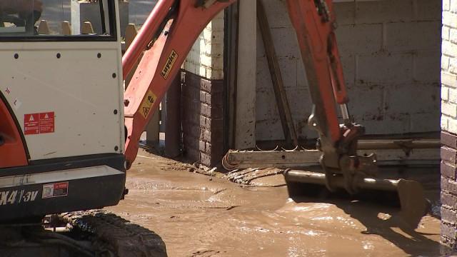 Fortes pluies et inondations en Hesbaye