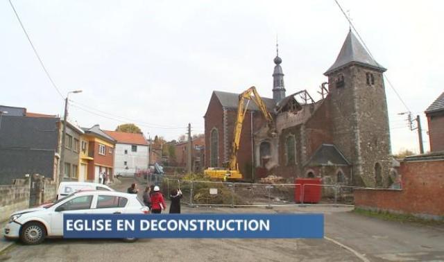 Grâce-Hollogne: église en déconstruction