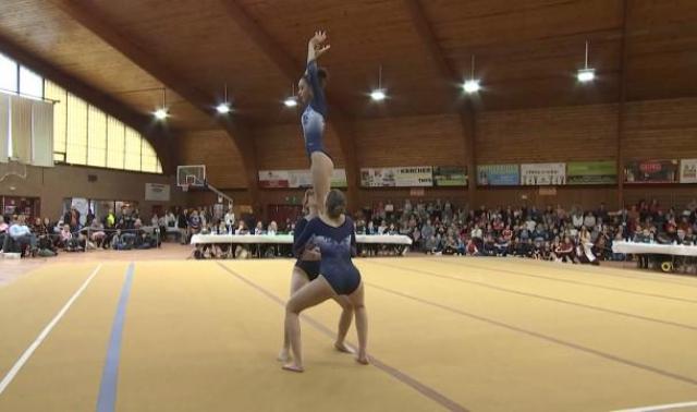 Gymnastique acrobatique : du style et de l'équilibre à Bressoux