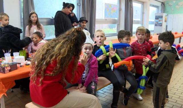 Croix-Rouge : les enfants du centre d'accueil célèbrent Halloween