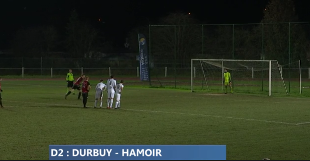 Hamoir va chercher un point à Durbuy 