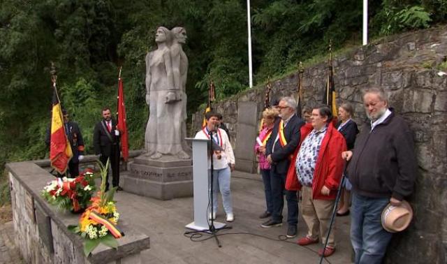 Hommage à 273 mineurs français au Fort de Huy
