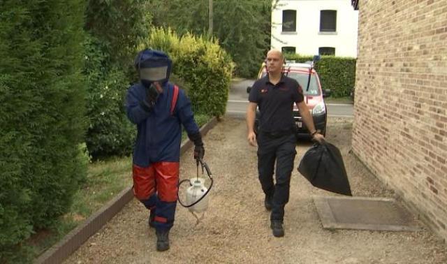 Huy : les pompiers neutralisent les nids de guêpes