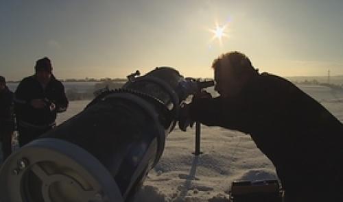Eclipse : observation à Nandrin