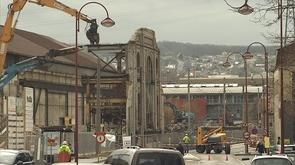 Seraing: le mur rue Cockerill démoli aujourd'hui
