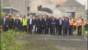 Visite royale à Saint-Georges après l'accident