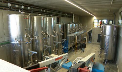 Installation de la cuverie de Vivardent