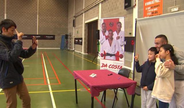 Karaté: le champion olympique de la discipline à Neupré